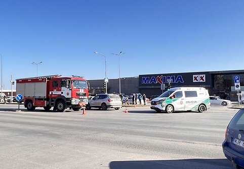 Kėdainiuose susidūrė BMW ir „Audi“