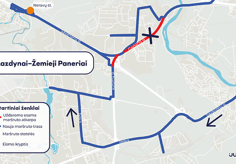 Eismo pakeitimai dėl Gariūnų viaduko griovimo darbų