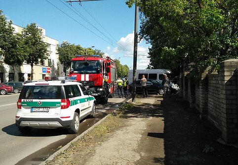 Avarija Raudondvario plente Kaune