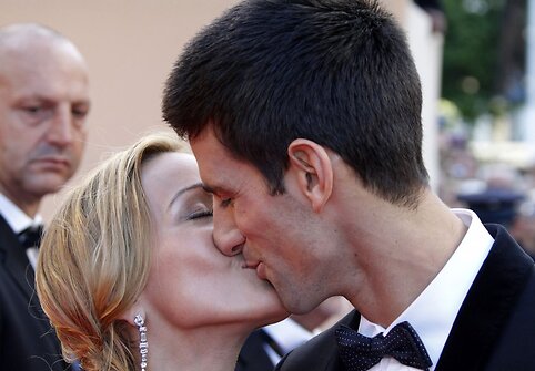 Novakas Džokovičius ir Jelena Ristič