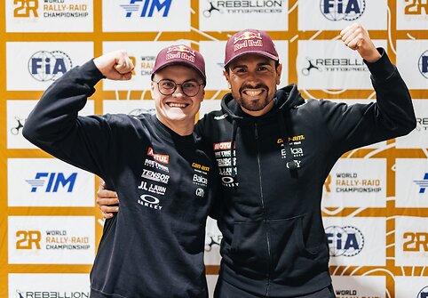 Rokas Baciu&scaron;ka ir  Oriol Vidal Montijan