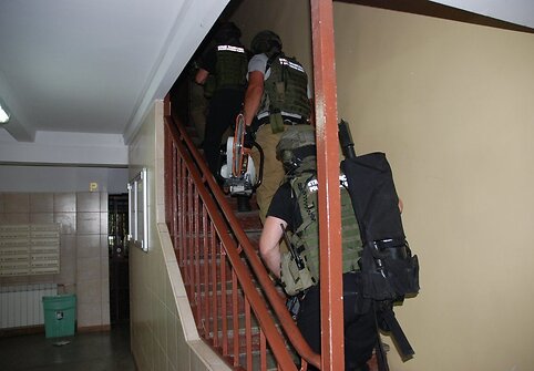 Nusikalstamos grupuotės narių sulaikymo operacija