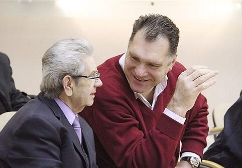 Vladas Garastas ir Arvydas Sabonis