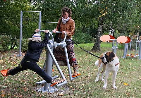 Treniruokliai Santakos parke Kaune