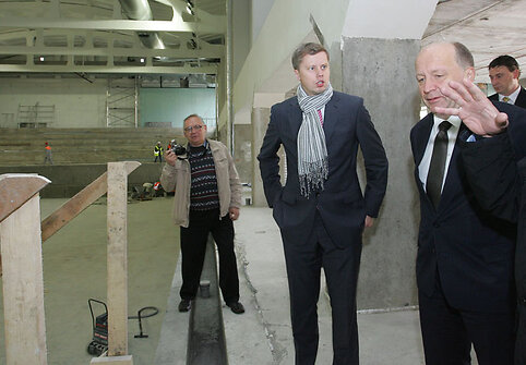 Andrius Kupčinskas ir Andrius Kubilius &bdquo;Girstučio&ldquo; rūmuose