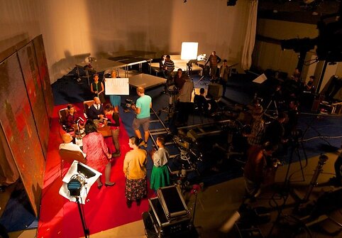 Klipo filmavimo akimirka