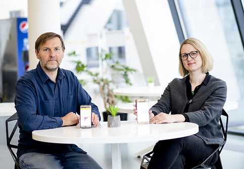 Mokslininkai dr. Andrius Kažukauskas ir dr. Jūratė Jaraitė-Kažukauskė