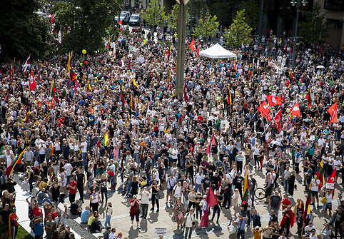 Protestas prie&scaron; Galimybių pasą