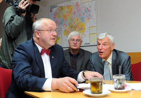 Socialdemokratų rinkimų štabe