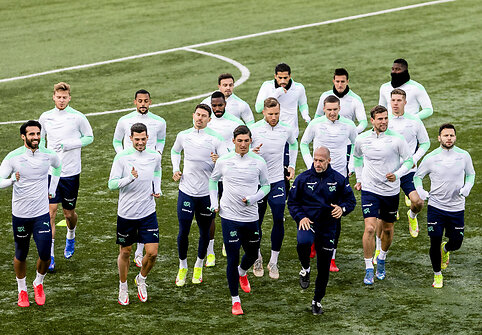 &Scaron;veicarijos futbolo rinktinės treniruotė