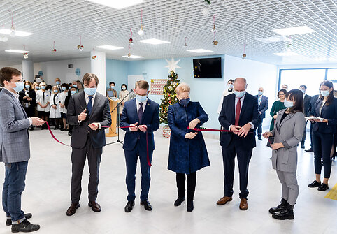 Naujojo Santaros klinikų vaikų ligų padalinių korpuso atidarymas
