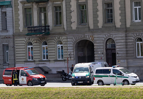 Vilniaus centre penktadienį įvyko dujų nuotėkis Žygimantų gatvėje esančioje statybvietėje