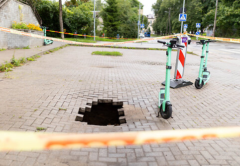 Smegduobė Dzūkų gatvėje