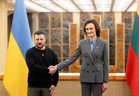 Viktorija Čmilytė-Nielsen, Volodymyras Zelenskis