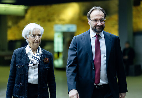 Christine Lagarde, Gediminas Šimkus