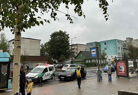 Dviejų BMW avarija Savanorių prospekte