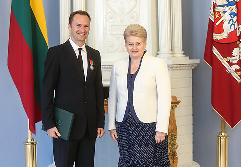 Edgaras Montvidas ir Dalia Grybauskaitė