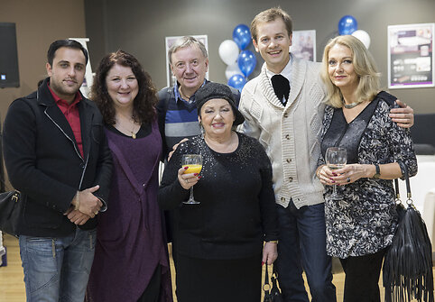 Radžis Aleksandrovičius, Larisa Kalpokaitė, Jonas Bra&scaron;kys, Birutė Dambrauskaitė, Nerijus Ju&scaron;ka ir Gražina Baik&scaron;tytė