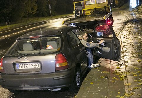 Naktinis Vilniaus kelių policijos reidas