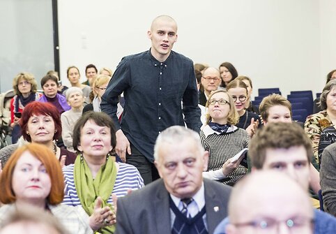 Apdovanojimų akimirka