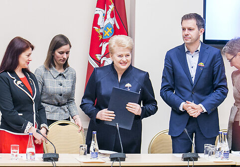 Dalia Grybauskaitė susitiko su savivaldybių merais