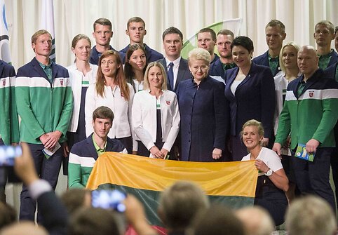 Olimpiečių palydėtuvės