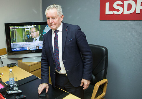 Lietuvos socialdemokratų partija laukia Seimo rinkimų rezultatų