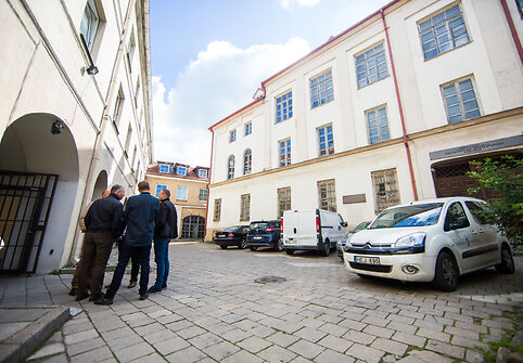 Namas Vilniaus Rūdininkų g., kuriame du butai liko be jokio vandens