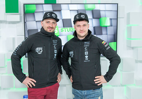 15min studijoje &mdash; keturračių komandos &bdquo;ATV fanai RT" nariai