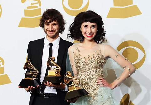 Gotye ir Kimbrai &ndash; geriausio alternatyvios muzikos albumo ir geriausio popdueto apdovanojimai