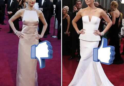 Anne Hathway (kairėje) ir Charlize Theron