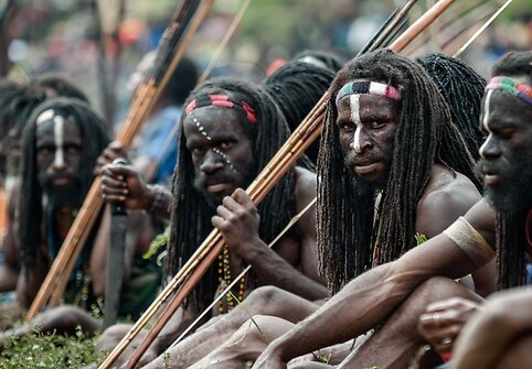 Balimo slėnio gyventojai (Papua provincija, Indonezija)