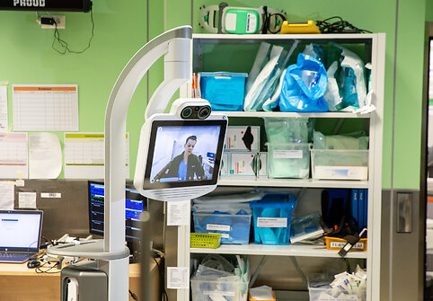 Telemedicinos centro Kauno klinikose pristatymas