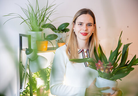 Orchidėjų augintoja Viltė Pranevičiūtė