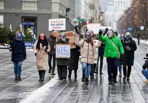 Protesto eitynės &bdquo;Visveidis Kaunas&ldquo;