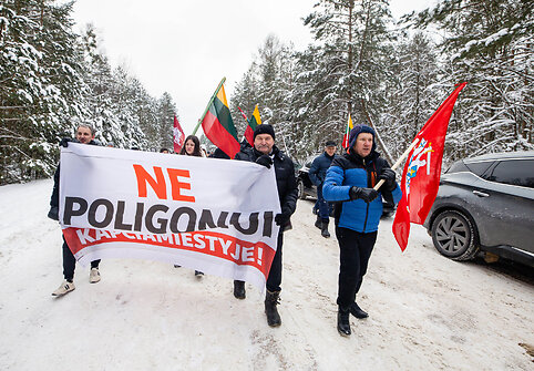 Akcija &bdquo;Kapčiamiestis gyvenimui - ne poligonui!"