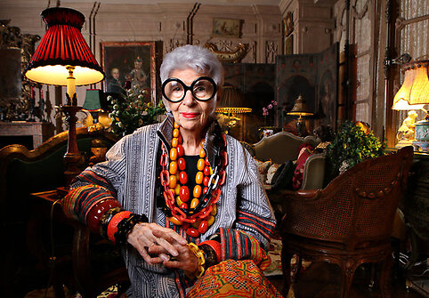 Mados ikona Iris Apfel
