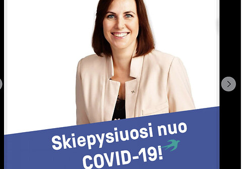 Seimo narę Jurgitą Sejonienę supykdė, kad panašų rėmelį panaudojo ir skiepų skeptikai