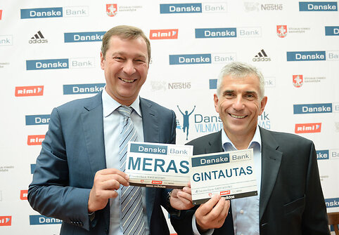 Artūras Zuokas ir „Danske“ banko generalinis direktorius Gintautas Galvanauskas