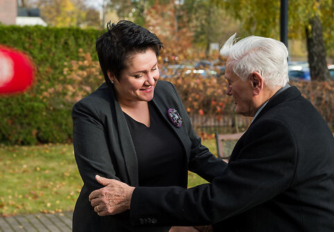 Daina Gudzinevičiūtė ir Valdas Adamkus