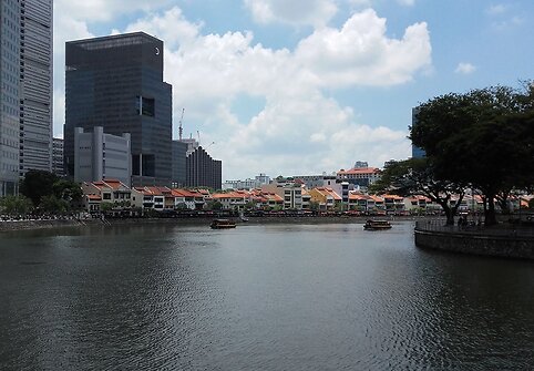 Vaikštant Singapūro centre