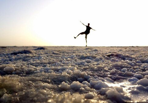 Great Rann of Kutch- druskos dykuma Indijoje