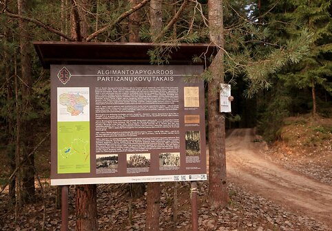 Algimanto apygardos partizanų kovos takais