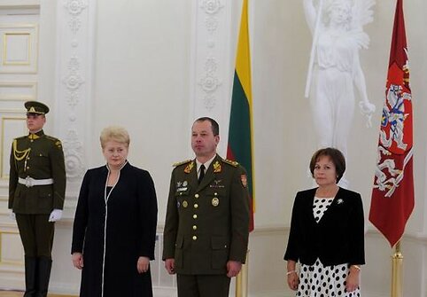 Prezidentūroje Vilmantui Tamo&scaron;aičiui suteiktas brigados generolo laipsnis
