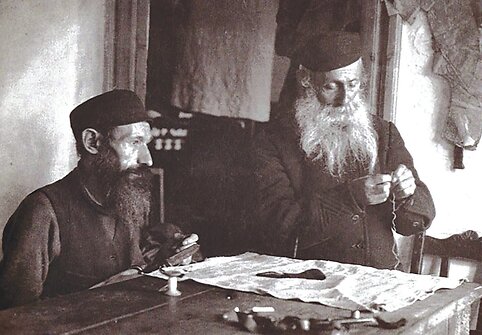 Žydų siuvėjas. 1926 m. Fot. Alter Sholem Kacyzne, YIVO instituto fondas