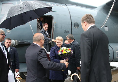 Dalia Grybauskaitė Ukrainoje