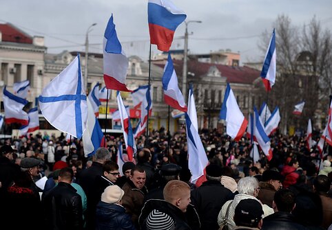 Prorusi&scaron;kas mitingas Kryme