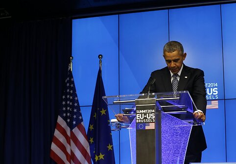Barackas Obama ES ir JAV vir&scaron;ūnių susitikime Briuselyje