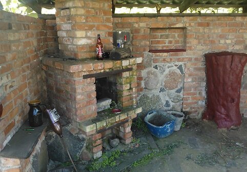 Iš vakaro visa kompanija lėbavo sodyboje