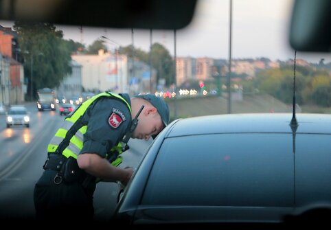 Naktinis policijos budėjimas Kaune